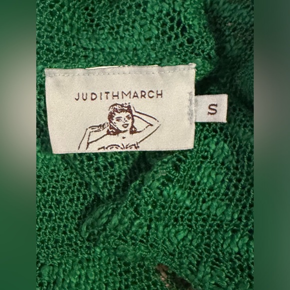 Judith March ‘Troop Beverly Hills’ Knit Green & Pink Oversized Sweater in Small - Picture 6 of 7